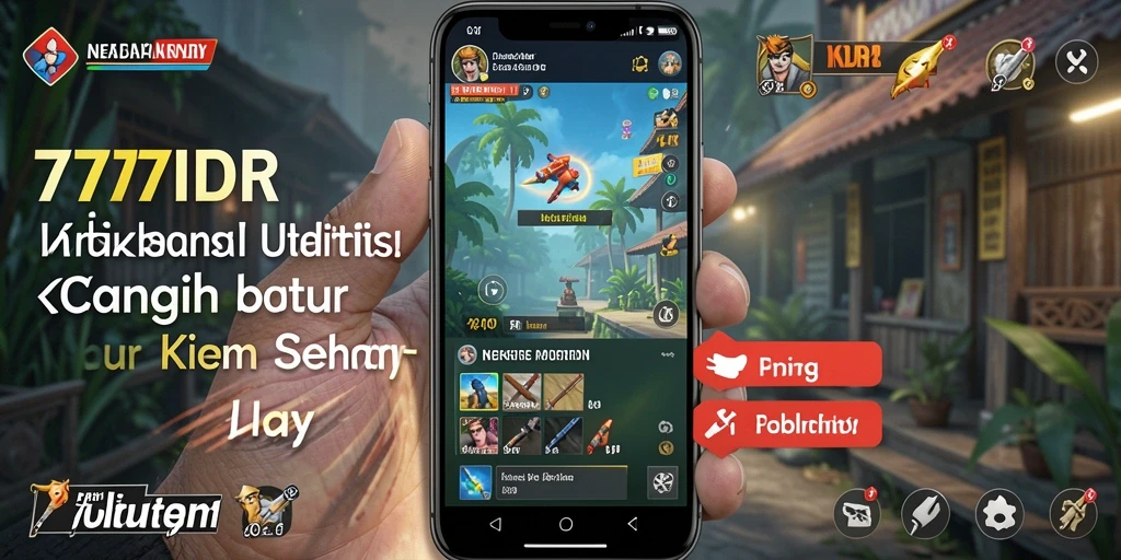 Screenshot tampilan antarmuka aplikasi 777IDR yang modern dan user-friendly.