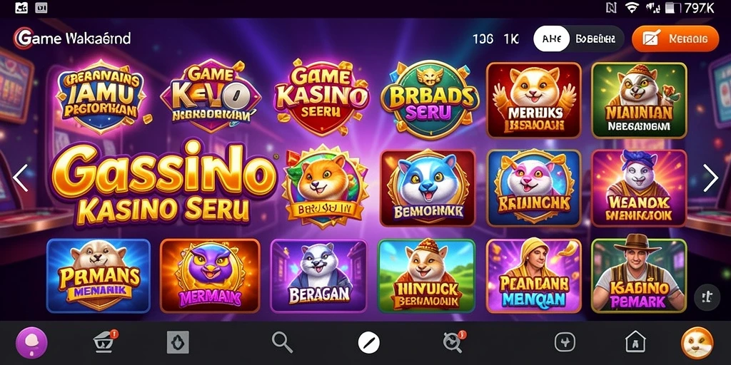 Tampilan gameplay 797K yang menakjubkan dalam suasana Kasino.
