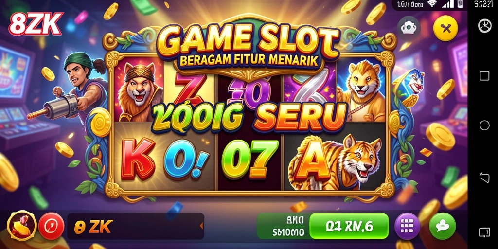 Tampilan gameplay Slot yang menarik di 8ZK.
