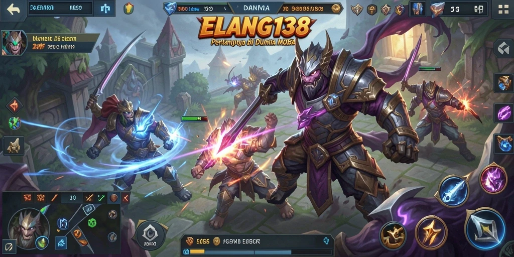 Gameplay seru ELANG138 dengan pertarungan tim yang mendebarkan.