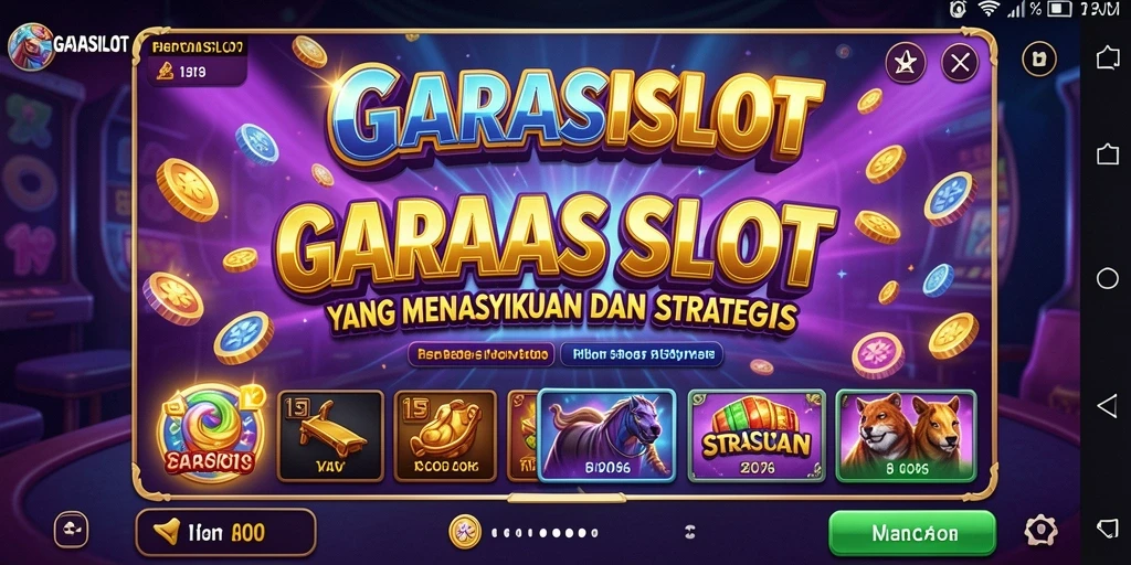 Tampilan menarik gameplay GARASISLOT dengan fitur slot yang mencengangkan.