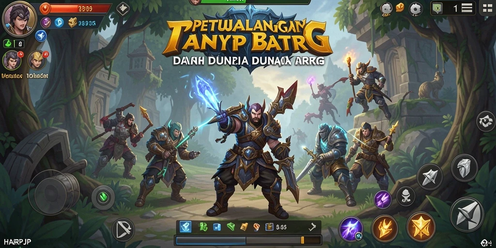 Tangkap momen epik dalam gameplay HARAPJP yang menampilkan pertarungan mendebarkan.
