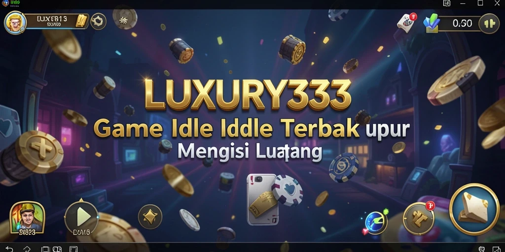 Tampilan gameplay LUXURY333 menunjukkan pengalaman Idle yang menyenangkan dan menawan.