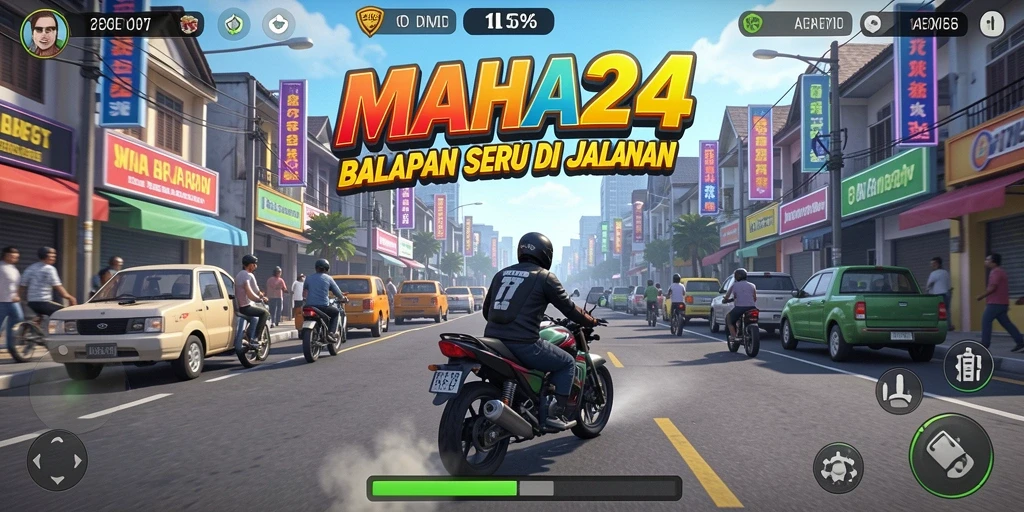 Tampilan epik dari balapan seru di MAHA24.