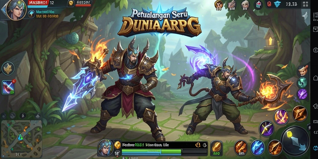 Tangkapan layar gameplay di MASBRO12 dengan pertempuran yang mendebarkan.