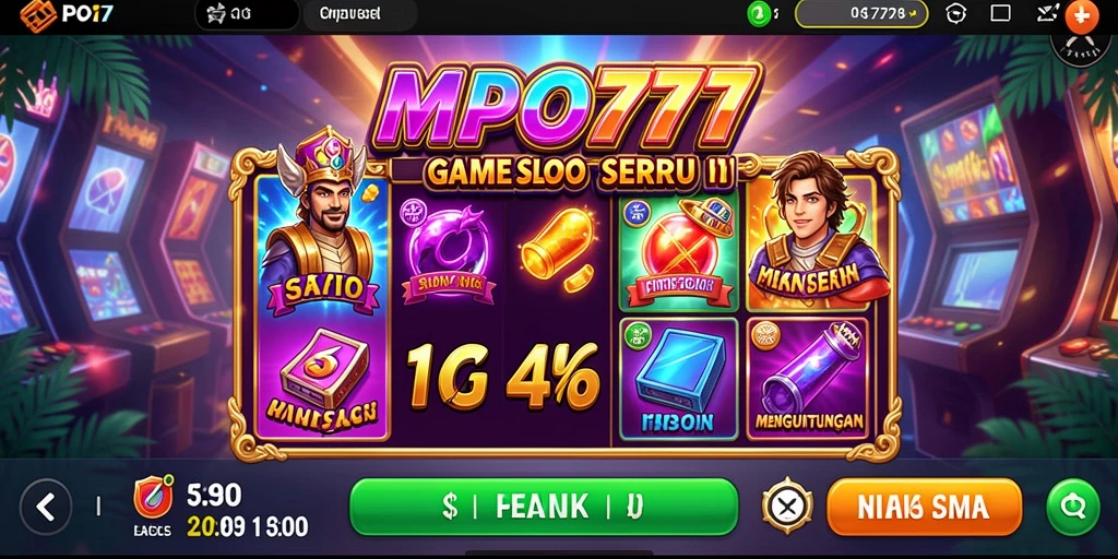 Tampilan permainan Slot MPO777 yang menawan dengan grafis mengesankan.