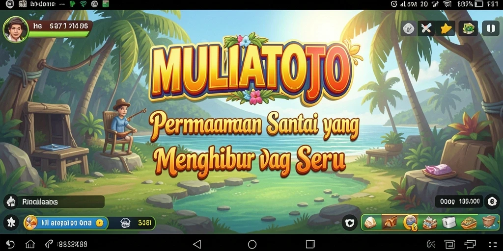 Tangkapan layar gameplay seru dari MULIATOTO yang penuh warna.