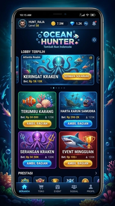 Tampilan antarmuka aplikasi 9sl yang sederhana dan intuitif.
